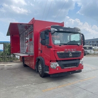 Camion de pompiers robuste 4x2 - Véhicule de transport d'équipement d'urgence avec rangement dédié pour les outils de sauvetage