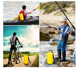 Bolsa de Lona Impermeable Ligera y Portátil de PVC 500D para Camping y Pesca, Bolsa de Viaje Resistente para Actividades al Aire Libre - Product Image 6