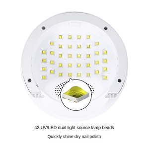 Lámpara de <span class=keywords><strong>uñas</strong></span> UV <span class=keywords><strong>ultravioleta</strong></span> LED de alta potencia de 168W, nueva máquina de fototerapia transfronteriza con función de secado rápido, Material plástico - Product Image 3
