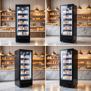 Congélateur vertical commercial ZD, sans givre, refroidissement par air, -22 degrés Celsius, vente <span class=keywords><strong>en</strong></span> gros OEM pour les magasins de détail - Product Image 3