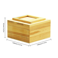 Boîtes décoratives pour la décoration de la maison, grande boîte de rangement en bois, boîte à souvenirs en bois