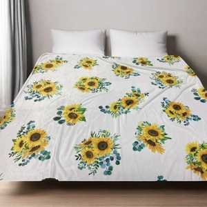 Couverture en flanelle en microfibre super douce 300GSM, couverture chaude en polaire avec impression - Product Image 2