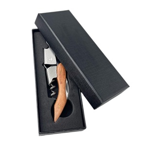 Set <span class=keywords><strong>de</strong></span> abridor <span class=keywords><strong>de</strong></span> vino con forma <span class=keywords><strong>de</strong></span> caballito <span class=keywords><strong>de</strong></span> mar en caja <span class=keywords><strong>de</strong></span> regalo negra - Product Image 3