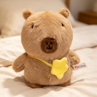 Peluche Capybara Série Fluffy, Jouet en Peluche Doux, Adorable Peluche Capybara, Décoration d'Intérieur, Cadeau Personnalisé pour Enfants et Famille