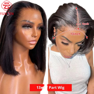 เส้น<span class=keywords><strong>ผม</strong></span>ไฟเบอร์ทนความร้อนสูง 13x4 แบบผูกเชือกด้านหน้า <span class=keywords><strong>ทรง</strong></span>ตรงหยิกสำหรับผู้หญิง มีสินค้าในสต็อก - Product Image 3