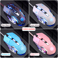 Souris de jeu G15 à vente chaude 2025, logo personnalisé, sans fil, USB 2.4Ghz, 1600 DPI, 7 lumières LED RVB, orientation main droite, silencieuse