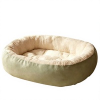 Coussin pour animaux de compagnie en peluche toutes saisons, tapis pour chien et chat, chaud en hiver, respirant, imperméable, lit rond pour usage intérieur, en stock