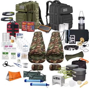 Kit <span class=keywords><strong>de</strong></span> sac à dos <span class=keywords><strong>de</strong></span> <span class=keywords><strong>survie</strong></span> personnalisé <span class=keywords><strong>de</strong></span> 72 heures pour 2 personnes, trousse <span class=keywords><strong>de</strong></span> premiers soins complète tactique pour la maison | kits <span class=keywords><strong>de</strong></span> <span class=keywords><strong>survie</strong></span> d'urgence en plein air - Product Image 1