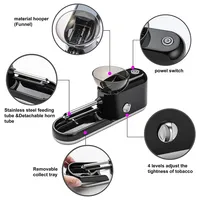 Machine à rouler les cônes électriques LH Modèle 075 Chargeur automatique Portable Pré-roulé Cônes Remplissage Tabac Fumer King Size 65MM