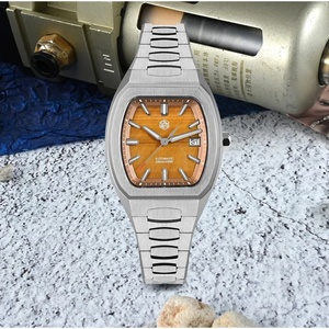 Reloj de Hombre San Martin SN0145 de 39.5mm, Estilo Tonneau, de Lujo, para Negocios, Automático, Mecánico, Resistente al Agua 10Bar, Luminoso BGW-X1 - Product Image 2