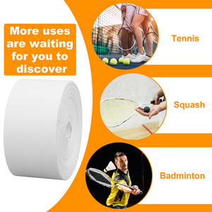 Badminton Racket Head Protector 3.5cm X 5m White And Black Wear Resistant Frame String Protector For Badminton Tennis Table - Product Image 4