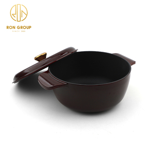 Vente en gros d'ustensiles de cuisine de qualité alimentaire sûrs Service de traiteur Casserole fer émaillé Ensemble de casseroles pour restaurant hôtel Ustensiles de cuisine - Product Image 6