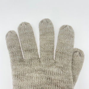 Color Beige de Cuero de cerdo Palma Thinsulate <span class=keywords><strong>del</strong></span> trazador de líneas de trabajo para invierno, 20% Lana, 80% acrílico guantes - Product Image 6
