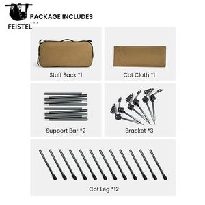 Feistel-Lit de camping ultraléger pliable, portable compact pour les voyages en plein air, la randonnée, le sac à dos léger - Product Image 2