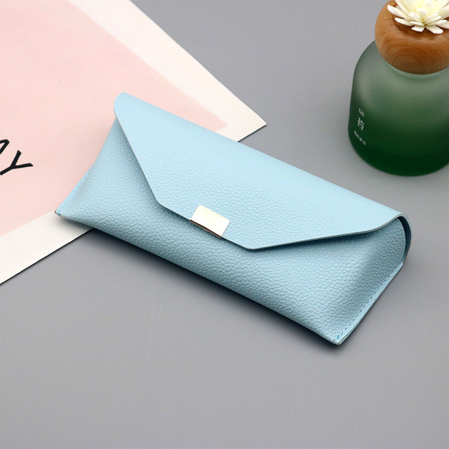 High Quality Pcs Set Black Handmade Faux Leather Eyeglass Case Luxurious Premium Feel Eyeglass Storage Box for Sale in the Stock