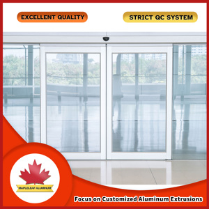 <span class=keywords><strong>Porta</strong></span> <span class=keywords><strong>Scorrevole</strong></span> in Alluminio con Profilo Sottile, Sistema di Porte Scorrevoli in Alluminio Sovrapposto, Porte Scorrevoli in Vetro in Alluminio - Product Image 2