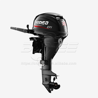 Vente directe usine – Moteur hors-bord Hidea 30 CV 4 temps à démarrage électrique avec commande par timon et télécommande, 2 cylindres 498 cm³ pour bateau