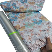 Dentelle en coton voile suisse 100% de haute qualité, écologique, 51/52 pouces, motif animalier style pastoral pour mariage et tenues décontractées