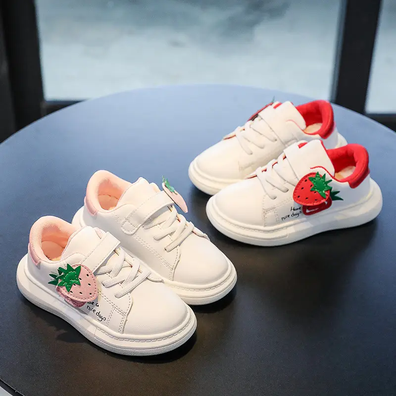 Autumn New Style Children's White Shoes Soft-soled Sports Boys Kids Casual Shoes 2 10 Years old Girls Sneakers