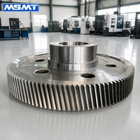 Engrenage hélicoïdal en acier forgé de grande taille Luo Yang pour boîte de vitesses minière, réducteur de vitesse, alliage OEM 42CrMo, usinage CNC