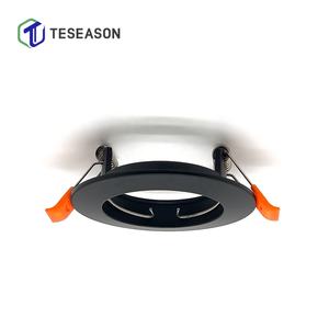 Anillo de luz empotrada no ajustable de montaje frontal TN010R1-Aluminio fundido a presión | Corte de 60mm | Se adapta a halógeno MR16 GU10 - Product Image 6