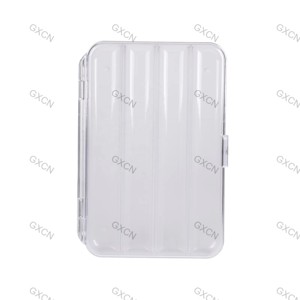 Caja <span class=keywords><strong>de</strong></span> aparejos <span class=keywords><strong>de</strong></span> pesca compartimentada transparente para pesca con mosca, caja <span class=keywords><strong>de</strong></span> señuelos ultra delgada, caja <span class=keywords><strong>de</strong></span> pesca con mosca hecha <span class=keywords><strong>de</strong></span> PC con servicios personalizados - Product Image 2