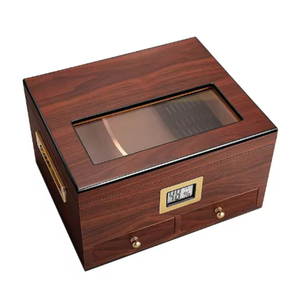 Estuches <span class=keywords><strong>de</strong></span> Madera Clásicos <span class=keywords><strong>de</strong></span> Doble Piso para Cigarros <span class=keywords><strong>de</strong></span> Lujo, <span class=keywords><strong>Precio</strong></span> <span class=keywords><strong>de</strong></span> Fábrica, Humidores <span class=keywords><strong>de</strong></span> Madera Lacada Personalizados, Caja <span class=keywords><strong>de</strong></span> Almacenamiento Portátil Ecológica - Product Image 2