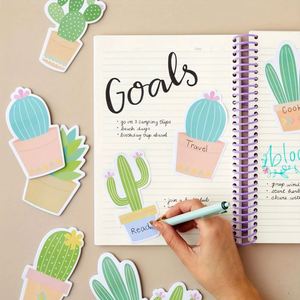 Cactus Succulent Self-Adhesive Sticky Notes Fun Desk Accessories Reminder Pads <strong>Unique</strong> <strong>Gift</strong> <strong>Ideas</strong> for <strong>Teachers</strong> Back School - Product Image 3
