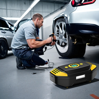 Compresseur d'air numérique pour voiture, gonfleur de pneus filaire, mini compresseur d'air portable, compresseur de pneus de voiture DC 7.4V, pompe à pneus