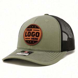 Gorra trucker Richardson 112 Micro Bend de malla de 6 paneles con visera tipo pico de pato, lisa, para hombre, con logotipo OEM, al por mayor - Product Image 5