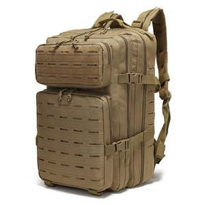 Men's Tactical Backpack 45L Camouflage Military Green Outdoor Hiking with Modular Design for Adventure and Mountaineering - Product Image 3