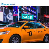 Vente directe d'usine, écran LED publicitaire pour voiture P2.5, écran LED pour toit de taxi P5, écran LED numérique pour toit de voiture