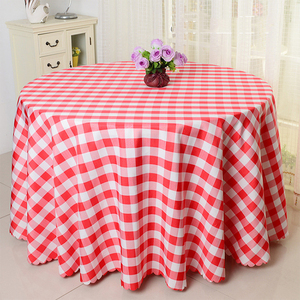 Custom Hotel Restaurant Cloth Artist Home Garden Plaid <strong>Tablecloth</strong> Cafe Hotel Round <strong>Large</strong> <strong>Tablecloth</strong> - Product Image 3