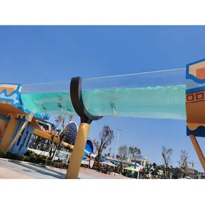 Factory Customized Acrylic Sheet Acrylic Lazy River Water Park Acrylic Tunnel Amusement Park