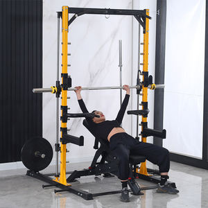 Multifunction Training Plate <strong>Loaded</strong> Multi Gym Pec Fly Machine Squat Gym Machines Metal Rack Smith Home Gym Machine Smith - Product Image 2
