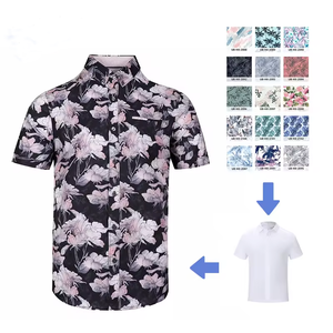 <span class=keywords><strong>Chemise</strong></span> hawaïenne <span class=keywords><strong>personnalisée</strong></span> d'été Tropical Beach <span class=keywords><strong>Chemise</strong></span> hawaïenne à fleurs pour hommes <span class=keywords><strong>Chemise</strong></span> à col cubain Aloha <span class=keywords><strong>personnalisée</strong></span> avec boutons - Product Image 3