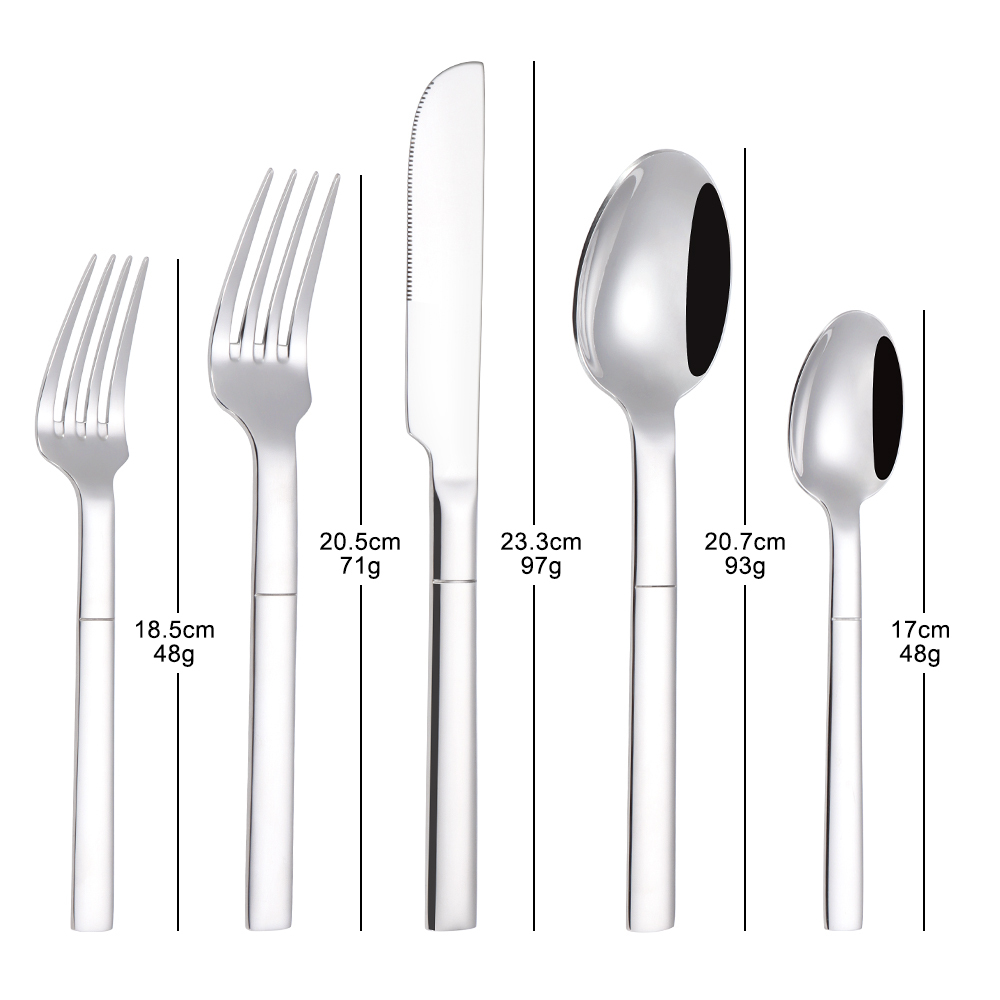 Factory Price Luxury Champagne Gold Stainless Steel Cutlery Set Modern Flatware Including Spoon Knife Fork Wholesale Bulk · image 6