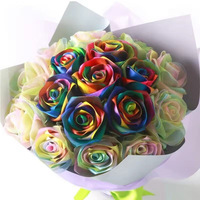 Ruban en satin polyester SEEWIN de luxe 4 cm à transfert thermique, écologique, couleur dégradée, simple face, pour fleurs DIY pour Halloween