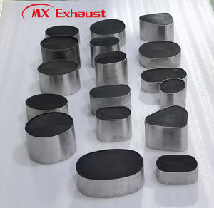 EURO5 Neuer Universal katalysator Ovale Form Kfz-Keramik katalysator Diesel Benzin Abgas Stahl Eisen - Product Image 2