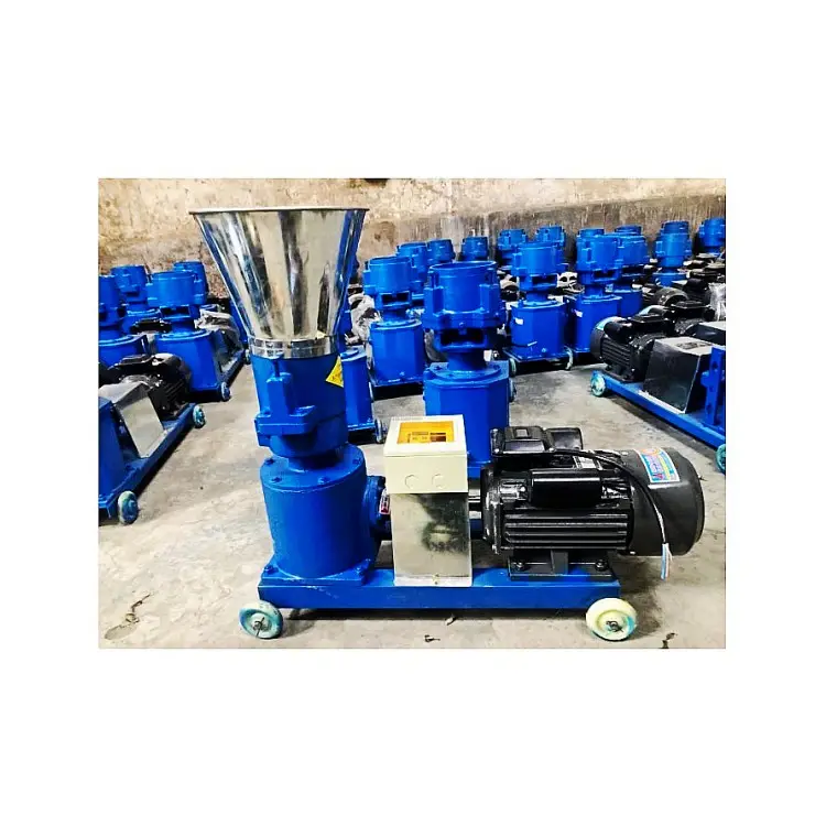 R-Lower price animal feed pellet making machine granulator extruder mill feed processing machine