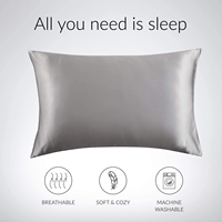 Taie d'oreiller en satin de soie lisse imprimée avocat avec logo personnalisé pour les cheveux et la peau, housse de coussin rafraîchissante en satin