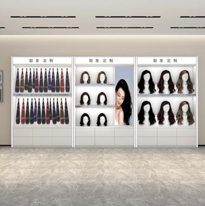 Exhibidor de Pelucas YU, Vitrina para Extensiones de Cabello, Exhibidor de Maniquíes y Postizos, Clínica de Trasplante Capilar - Product Image 1