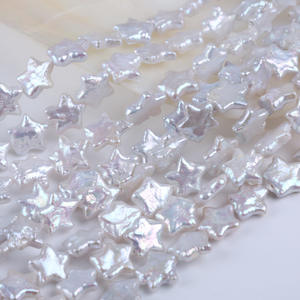 Natural 10-12mm Freshwater Baroque Pearl Pentagram White Loose <b>Beads</b> <b>for</b> DIY <b>Bracelet</b> Necklace Semi-Finished Accessory - Product Image 1