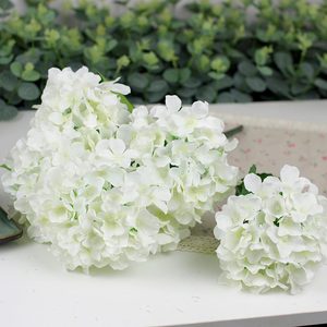 A-1309 Bàn Đám Cưới Trắng Hồng Cẩm Tú Cầu Bush Nhân Tạo Silk Flower <span class=keywords><strong>Hydrangea</strong></span> Bó 6 Đầu <span class=keywords><strong>Hydrangea</strong></span> Bó Hoa - Product Image 1