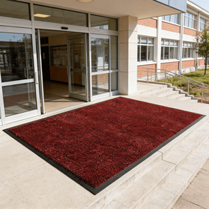 Tapis d'entrée à logo haute visibilité, tufté, à poils longs, antidérapant, résistant à la décoloration, personnalisable (logo et dimensions) pour la promotion de marque - Product Image 6