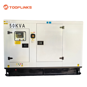 Groupe électrogène diesel silencieux 50 kVA, générateur <span class=keywords><strong>électrique</strong></span> <span class=keywords><strong>triphasé</strong></span> 40 kW, contrôleur Smartgen/Deepsea, 50 Hz, Guangzhou - Product Image 1