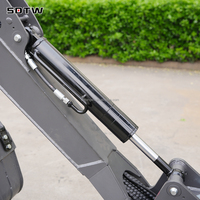 Mini-excavatrice H13 de 1,2 tonne à prix de gros, micro-excavatrice sur chenilles pour ferme, moteur Kubota, petite mini-excavatrice de 1 à 2 tonnes à vendre