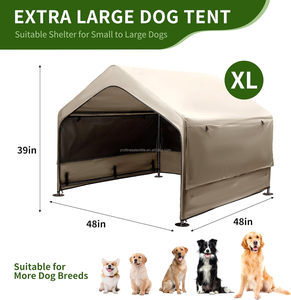 Tenda <span class=keywords><strong>Extra</strong></span> <span class=keywords><strong>Large</strong></span> per cani da esterno grande copertura per canile con finestre a rete su tre lati - Product Image 4