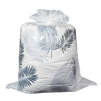 Sacs en plastique transparents extra larges avec cordon de serrage, 62x31 pouces, lot de 3 |   Sacs de bagages réutilisables anti-poussière et anti-humidité de 5 mils d'épaisseur