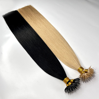 Ekstensi Rambut Remy Micro Beads 2026 Baru, Nano Tip, Rambut Manusia Vietnam Lurus Pirang Asli Berkualitas Tinggi, Sambungan Cincin, Tanpa Lem